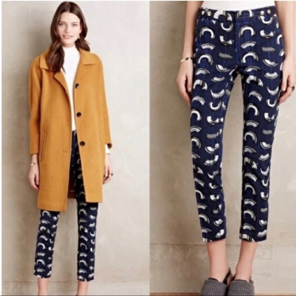 Anthropologie Pants - Anthropologie Cartonnier Charlie Brushstroke pants